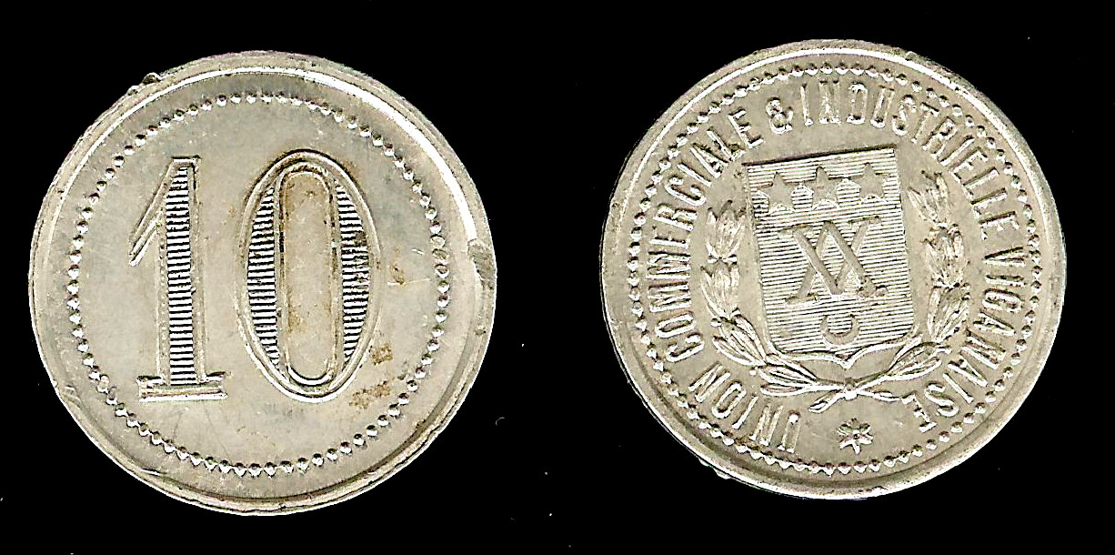 Le Vigan(Gard) 10 centimes N.D. AU